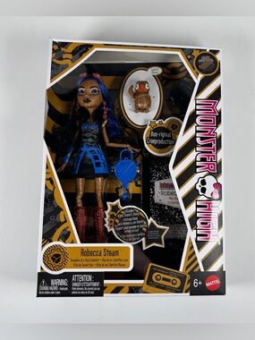 MONSTER HIGH BOO-RIGINAL CREEPRODUCTION ROBECCA STEAM 2026 IN HAND WAVE 4